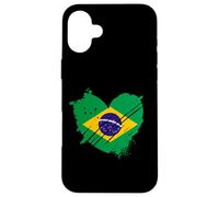 Bandera de Brasil I Love It is in my DNA Regalo para brasileños Carcasa para iPhone 16 Plus