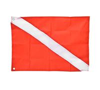 Bandera de Buceo roja y Blanca, Bandera de Buceo Keenso Bandera de Buceo Señal Segura Señal de Buceo Marcador de señal para Actividades subacuáticas Snorkeling, Buceo, Buceo, Buceo Libre(60 * 70cm)