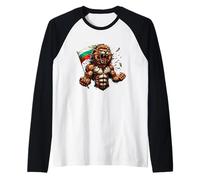 Bandera de Bulgaria, Camiseta búlgara, Camisa de Bulgaria para Hombre Camiseta Manga Raglan