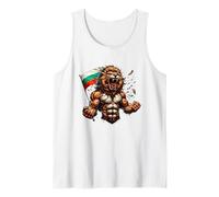 Bandera de Bulgaria, Camiseta búlgara, Camisa de Bulgaria para Hombre Camiseta sin Mangas