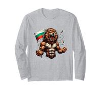 Bandera de Bulgaria, Camiseta búlgara, Camisa de Bulgaria para Hombre Manga Larga