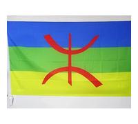 Bandera de Cabilia 60 x 90 cm - Bandera de Cabilia bereber - 60 x 90 cm - Estandarte de 60 x 90 cm con agujero - AZ FLAG