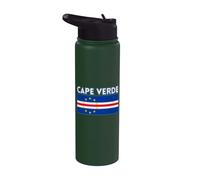 Bandera de Cabo Verde, Bandera de Cabo Verde, Cabo Verde Stainless Steel Insulated Water Bottle