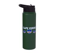 Bandera de Cabo Verde, Bandera de Cabo Verde, Cabo Verde Stainless Steel Insulated Water Bottle
