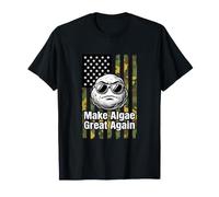Bandera de Camuflaje Make Algae Great Again Camiseta