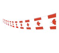 Bandera de Canad , 76 unidades, 30 metros, banderines nacionales e internacionales, decoraci n para fiestas, bares, interiores y exteriores, fest