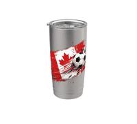 Bandera de Canadá Canadiense Niños Infantil Vaso térmico de acero inoxidable de doble pared