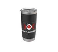 Bandera de Canadá de Nova Sotia Vaso térmico de acero inoxidable de doble pared