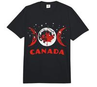 Bandera de Canadá Luna Canadiense Comfort Colors Adult Heavyweight T-Shirt