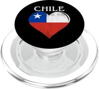 Bandera de Chile Vintage Corazón para Chileno PopSockets PopGrip para MagSafe