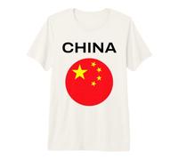 Bandera de China Moderna Camiseta Premium