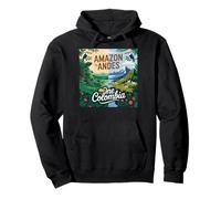 Bandera de Colombia Andes Mountain Colombian Gear Columbia Flag Sudadera con Capucha