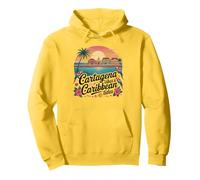 Bandera de Colombia Cartagena Caribe Colombian Columbia Flag Sudadera con Capucha