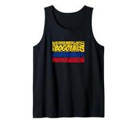 Bandera de Colombia con Nombres de Ciudades Word Art Camiseta sin Mangas