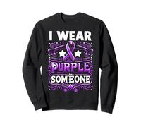 Bandera de concienciación "I Wear Teal Purple For Someone I Miss Suicide Sudadera