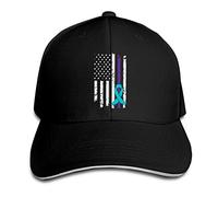 Bandera De Concientización sobre La Prevención del Suicidio Mujer Hombre Aire Libre Gorra Casuales Protección Solar Gorras Clásica Gorra-Deportiva para Caza Trucker Hip Hop