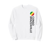 Bandera de Congo-Brazzaville Vertical Sudadera