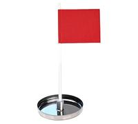 Bandera De Copa Para Hoyos De Golf - Copa De Práctica De Acero Inoxidable De 10 Cm, Objetivo De Entrenamiento Resistente A La Intemperie, Marcador De Bandera De Poliéster Duradero | Herramienta De Prá