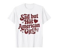 Bandera de coqueta de Estados Unidos para chica gótica americana Camiseta