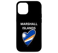 Bandera de corazón de Las Islas Marshall Carcasa para iPhone 12/12 Pro
