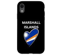 Bandera de corazón de Las Islas Marshall Carcasa para iPhone XR