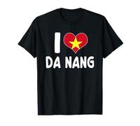 Bandera de corazón de Vietnam I Love Da Nang Camiseta