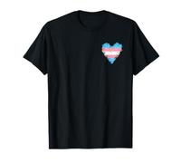 Bandera de corazón del mes del orgullo transgénero LGBT LGBTQ Trans Right Camiseta