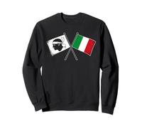 Bandera de Córcega Italia Cruzada Amistad Córcega Italiana Sudadera