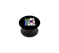 Bandera de Corea del Sur de Sudáfrica | Raíces de Corea del Sur PopSockets PopGrip Adhesivo