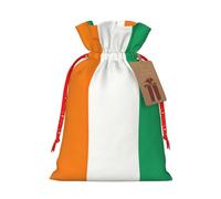 Bandera de Costa de Marfil 1 bolsa de material duradero de 8.3 x 11.8 pulgadas con cordón para regalo elegante de Halloween