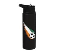 Bandera de Costa de Marfil Gráfico Ivory Coast Pride Heritage Stainless Steel Insulated Water Bottle