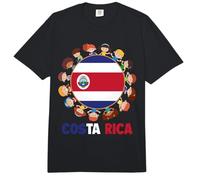 Bandera de Costa Rica Mes de la Herencia Hispana Costa Rica Niños Comfort Colors Adult Heavyweight T-Shirt