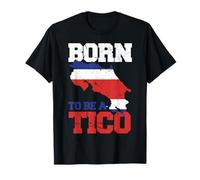 Bandera de Costa Rica nacida para ser un Tico Camiseta