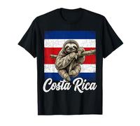 Bandera de Costa Rica Perezoso Pura Vida Camiseta