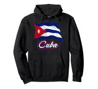 Bandera de Cuba Patriótica Hombres Mujeres Niños Cubano Sudadera con Capucha