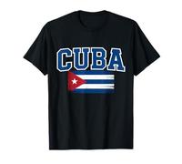 Bandera de Cuba Raíces Cubanas Camiseta