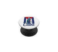 Bandera de Cuba Raíces Cubanas PopSockets PopGrip Adhesivo