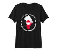 Bandera de Dinamarca Groenlandia no está a la Venta Traducción Groenlandia Camiseta Premium