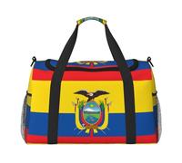 Bandera de Ecuador. Es una bolsa de viaje cruzada de mano con gran capacidad y multifunción, imprescindible para viajes al aire libre
