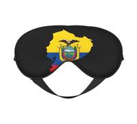 Bandera de Ecuador Mapa 11 Bandera de Ecuador Mapa Máscaras para dormir Correa ajustable Máscara de ojos suave para mujeres Hombres Viajes Trabajo Hogar