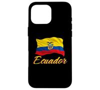Bandera de Ecuador Patriótica Hombres Mujeres Niños Ecuatoriano Carcasa para iPhone 16 Pro Max