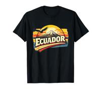 Bandera de Ecuador Tradición Y Patrimonio Diseño Familia Ecuatoriana Camiseta