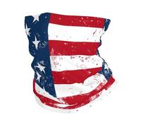 Bandera De EE. UU. 2 Polainas De Cuello Viento Polvo Prueba Bandana Unisexo Bufanda Facial para Yoga Adulto Hombre 25X50Cm