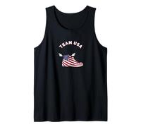 Bandera de EE.UU. EE.UU. EE.UU. América Baloncesto Patriota Volar orgullosamente Camiseta sin Mangas