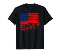 Bandera de EE. UU., para Amantes de los Muscle Car, Off-Road Racing, clásicos, Todoterreno Camiseta