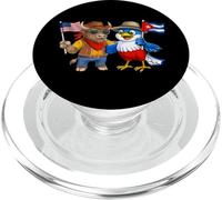 Bandera de EE. UU. y Cuba Orgullosas Cubano-Americanas PopSockets PopGrip para MagSafe