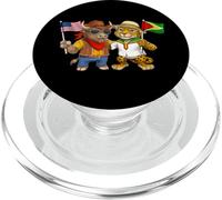 Bandera de EE. UU. y Guyana Orgullosas guyanés-Americanas PopSockets PopGrip para MagSafe