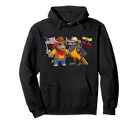 Bandera de EE. UU. y Venezuela venezolano-Americanas Sudadera con Capucha