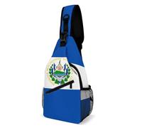 Bandera De El Salvador Mujer Hombre Bolsa De Pecho Ligero Mochilas De Hombro Casual Mochila Cruzada Para Acampar Trabajo Viaje