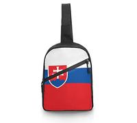Bandera de Eslovaquia Sling Bag Crossbody Shoulder Travel Chest Mochila Mochila Plegable para Deportes Compras Senderismo